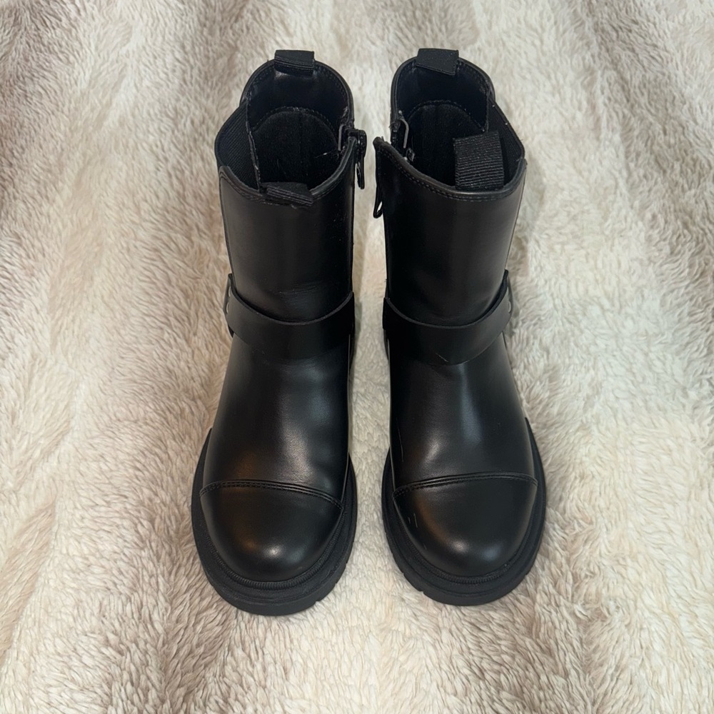 Girls Black Ankle Boots